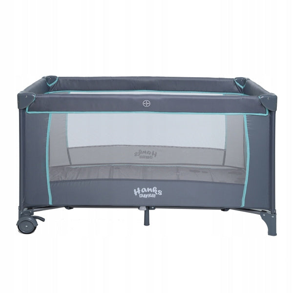 Portable Travel Cot Folding Travel Playpen Accessories Grey 2in1 EAN (GTIN) 5906721171102