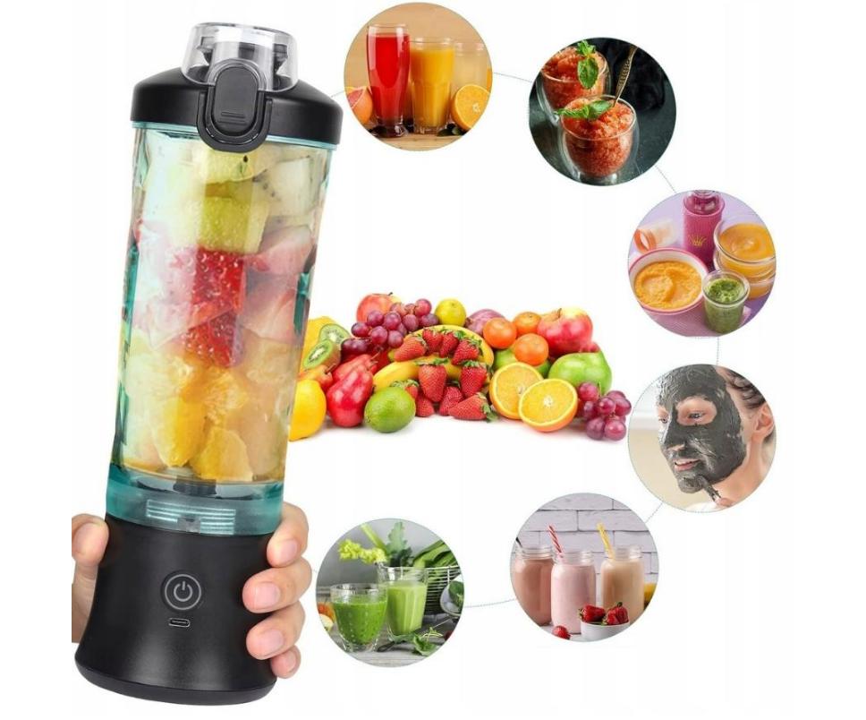 Portable USB Wireless Blender – Perfect for Travel and Smoothie