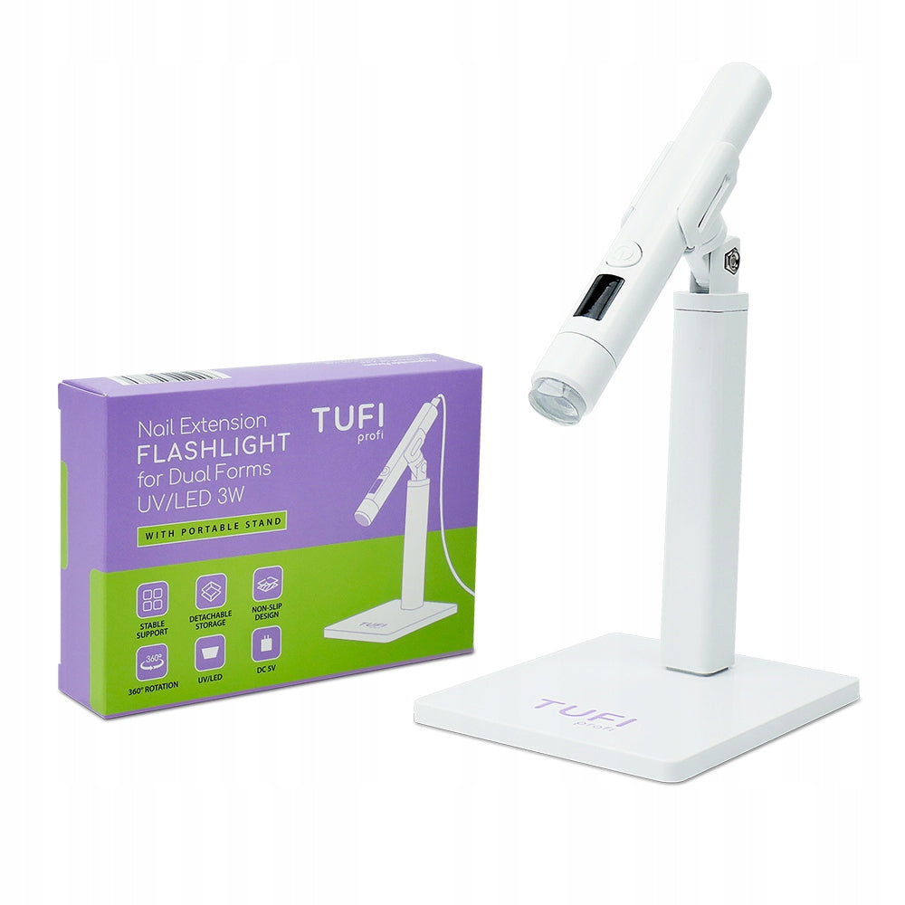 Portable UV LED manicure lamp TUFI profi 3W with timer and battery (03263