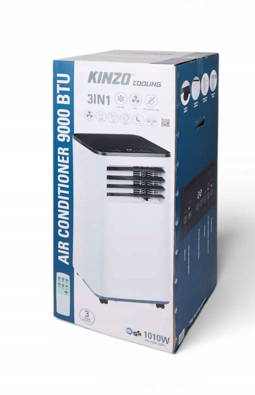 Portable air conditioner 9000 BTU Kinzo white TUV certificate Brand Kinzo