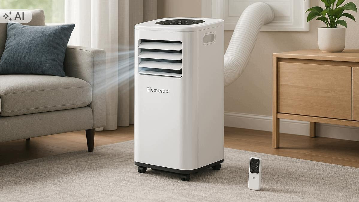 Portable air conditioner 9000BTU 4in1 33m² Dehumidifier+Fan Pilot Homestix Packaging status original