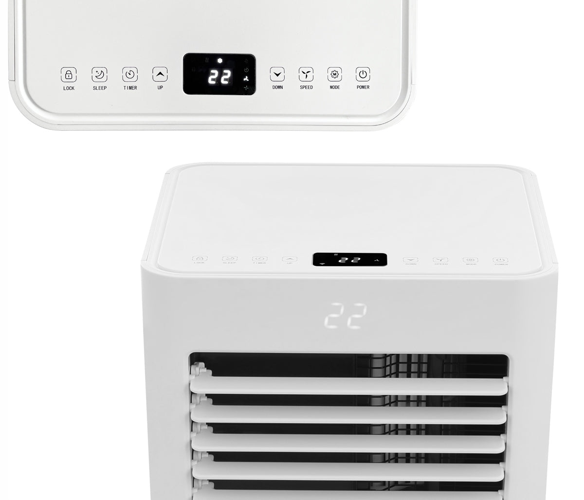 Portable air conditioner EBERG RIO 3kW 2xLED 3in1 WiFi remote control quiet efficient Packaging status original