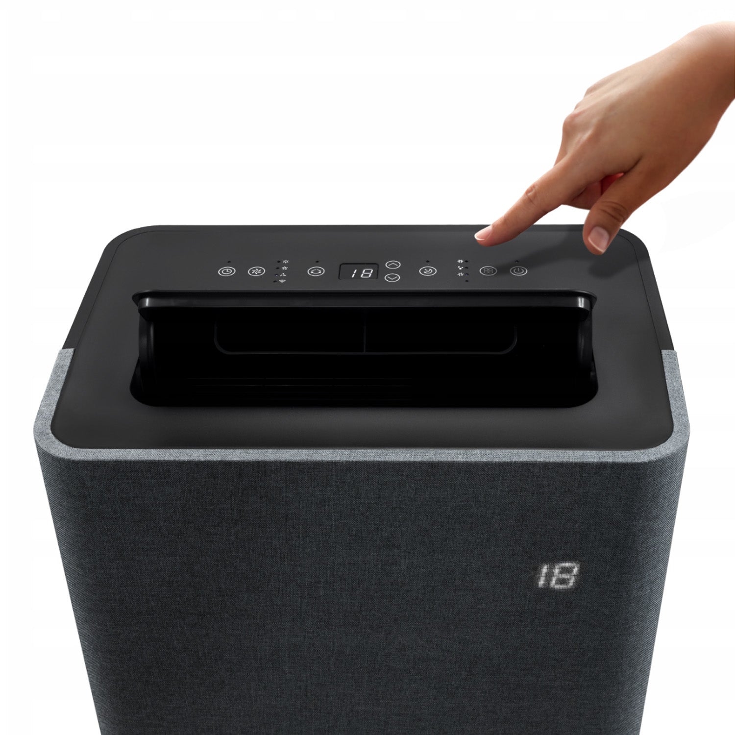 Portable air conditioner EBERG TEXO 3,5kW +WiFi +ClimaLock quiet powerful 2xLED Cooling power 3520 W
