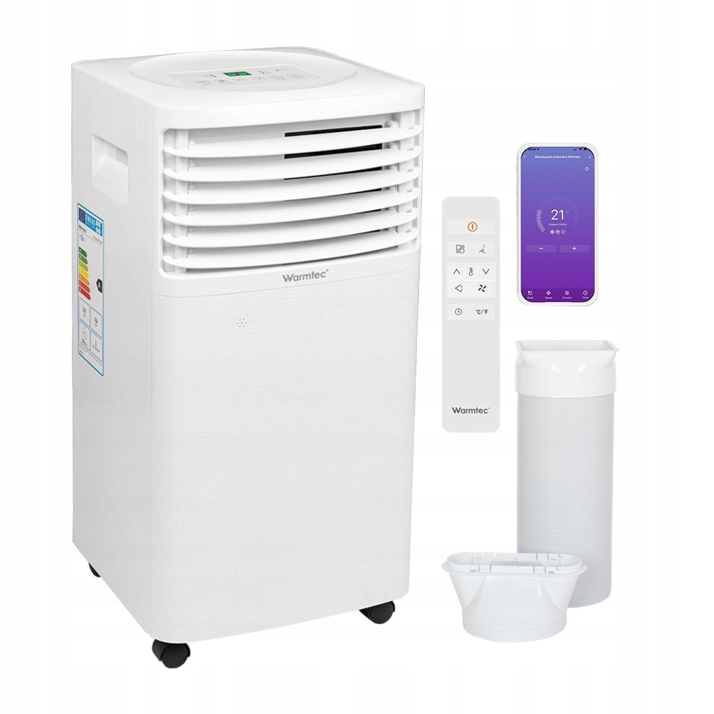 Portable air conditioner WiFi small dehumidifier quiet 3in1 2,6kW Sotra Warmtec Kind portable
