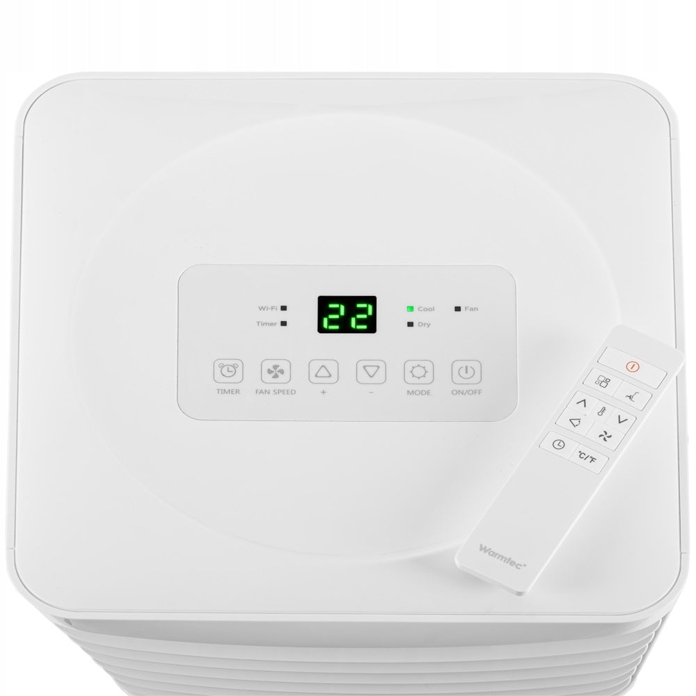 Portable air conditioner WiFi small dehumidifier quiet 3in1 2,6kW Sotra Warmtec Recommended maximum room size 30 m²