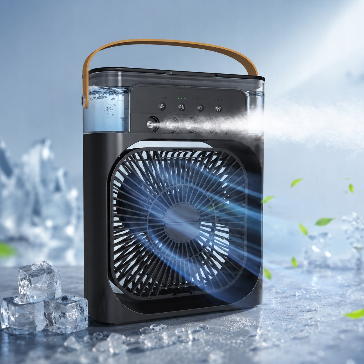 Portable air conditioner and air cooler, 600 mL, plug-in fan Brand no brand
