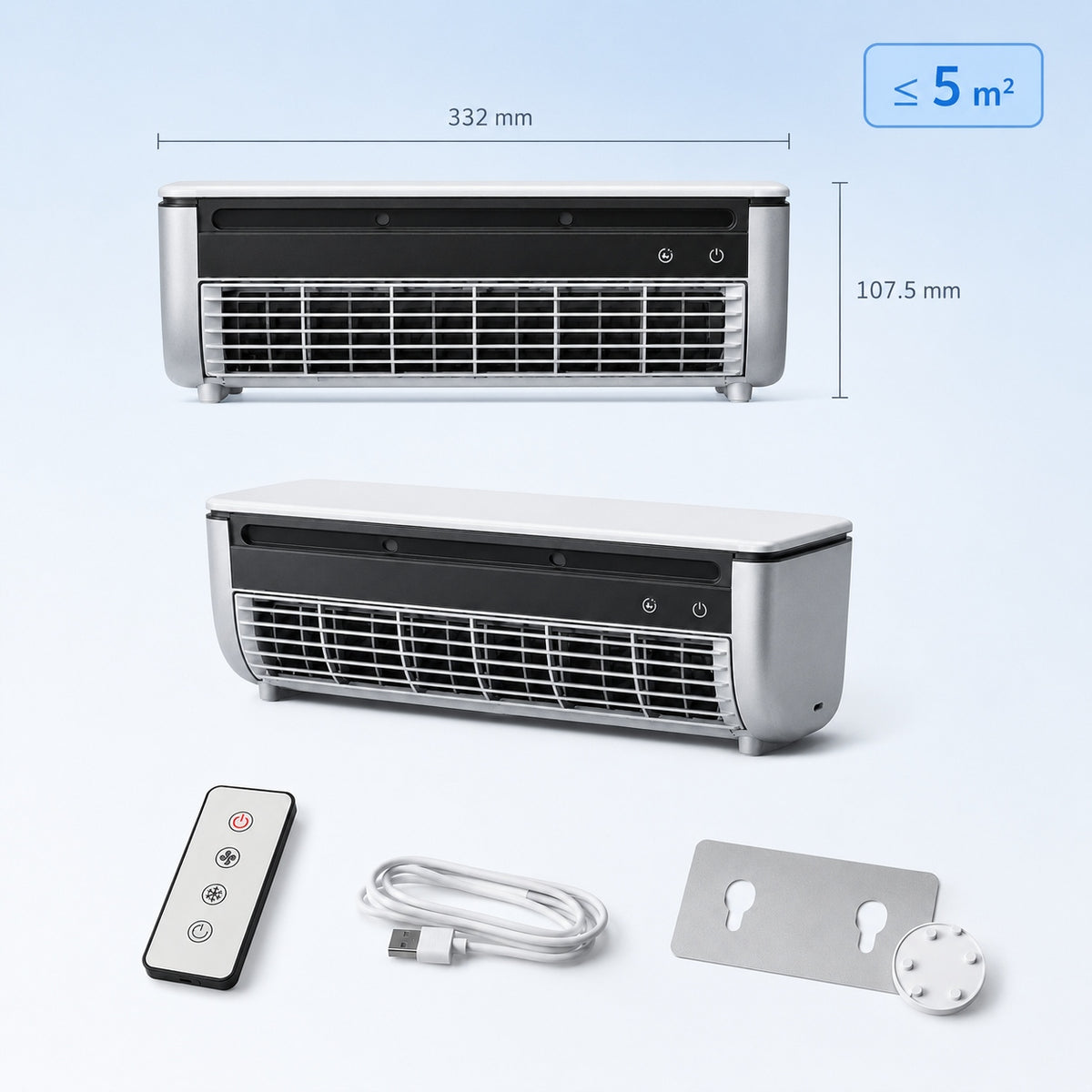 Portable air conditioner, remote controlled fog cooling, Brand no brand