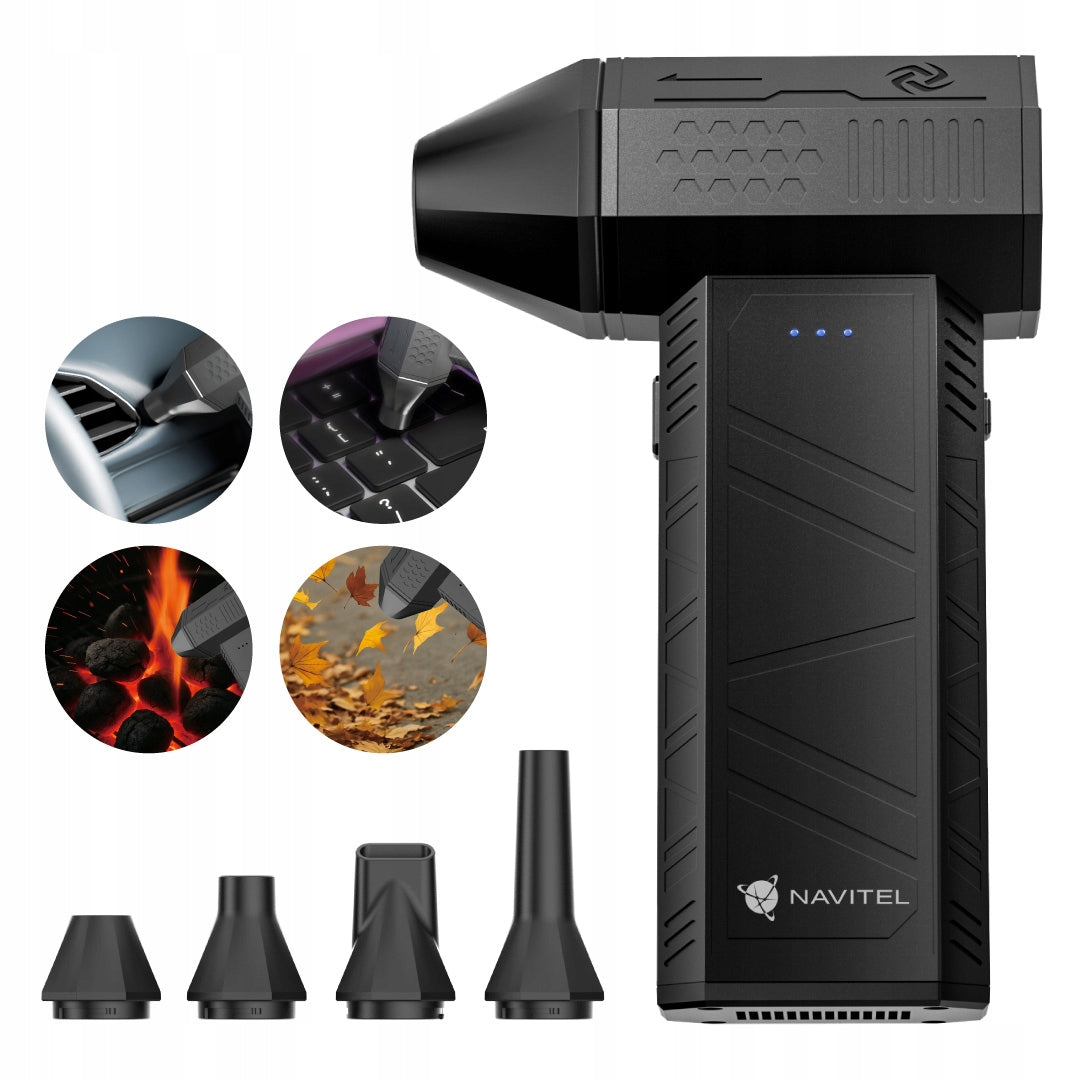 Portable blower NAVITEL TF2 TURBO FAN for electronics, dust + case FREEBIE