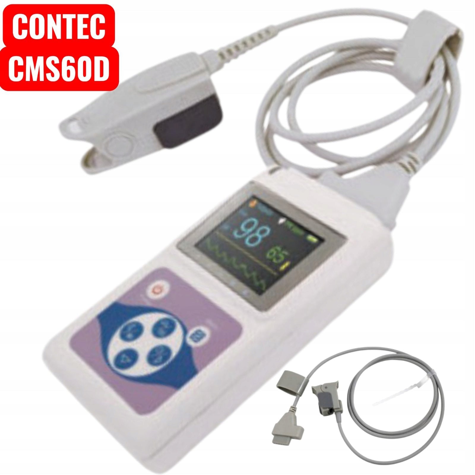 Portable pulse oximeter CONTEC CMS60D Medical for adults