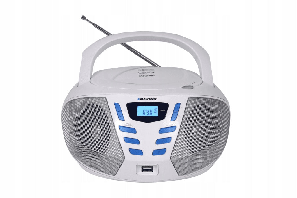Portable radio Boombox Blaupunkt BB7WH FM/CD/MP3/USB/AUX WHITE