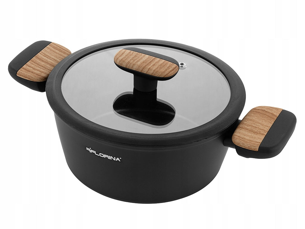 Pot Florina Palato 20 cm 2L aluminium with lid for everyday soups