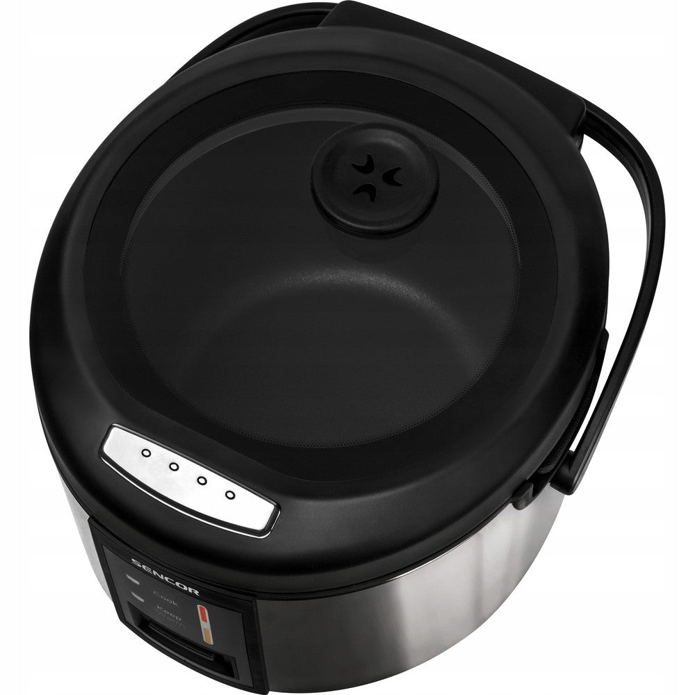 Pot Rise Cooker SENCOR SRM1890SS for cooking rice vegetables RICE COOKER 1.8L Dominant color silver/gray