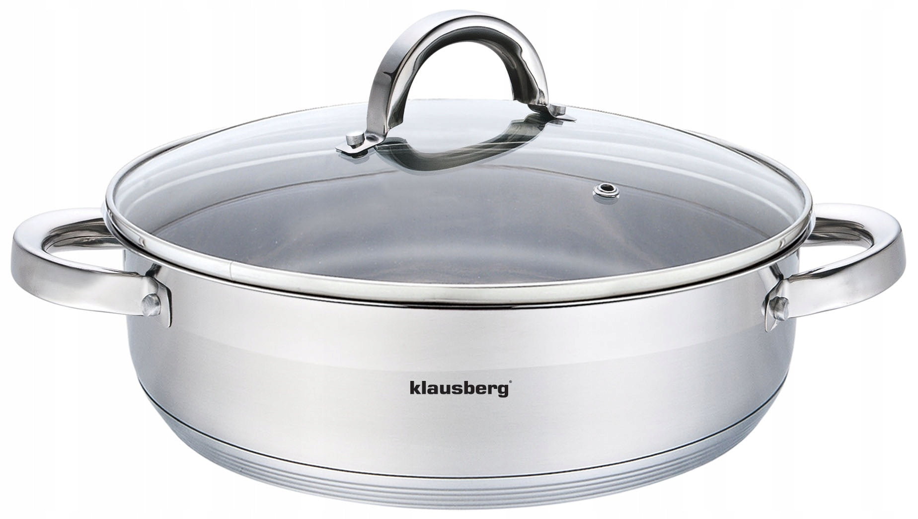 Pot low KLAUSBERG KB-7172 3,5L 24cm INDUCTION + lid