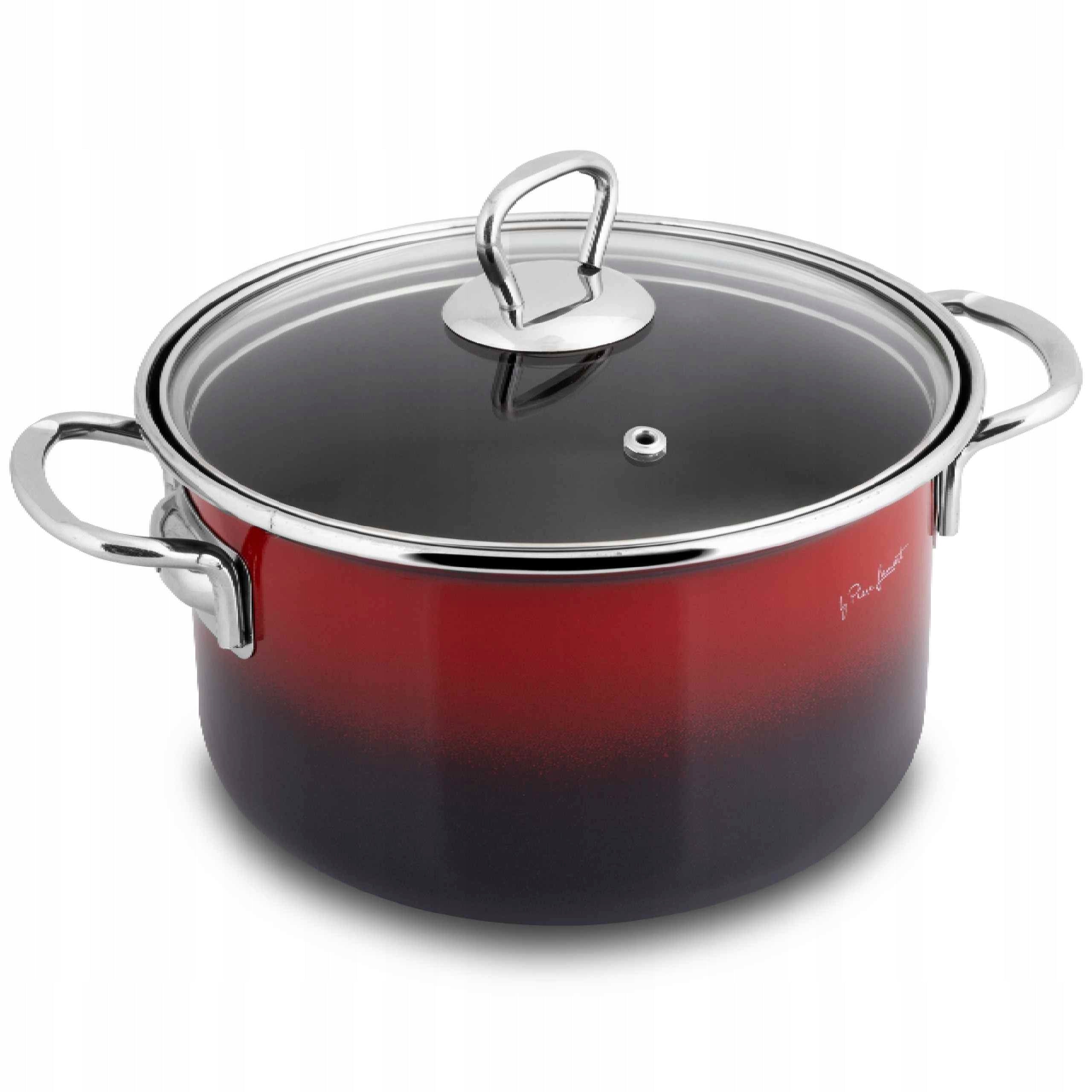 Pot with Lid Gas Induction Lamart EMAIL LT1183 4,3L Stainless Steel