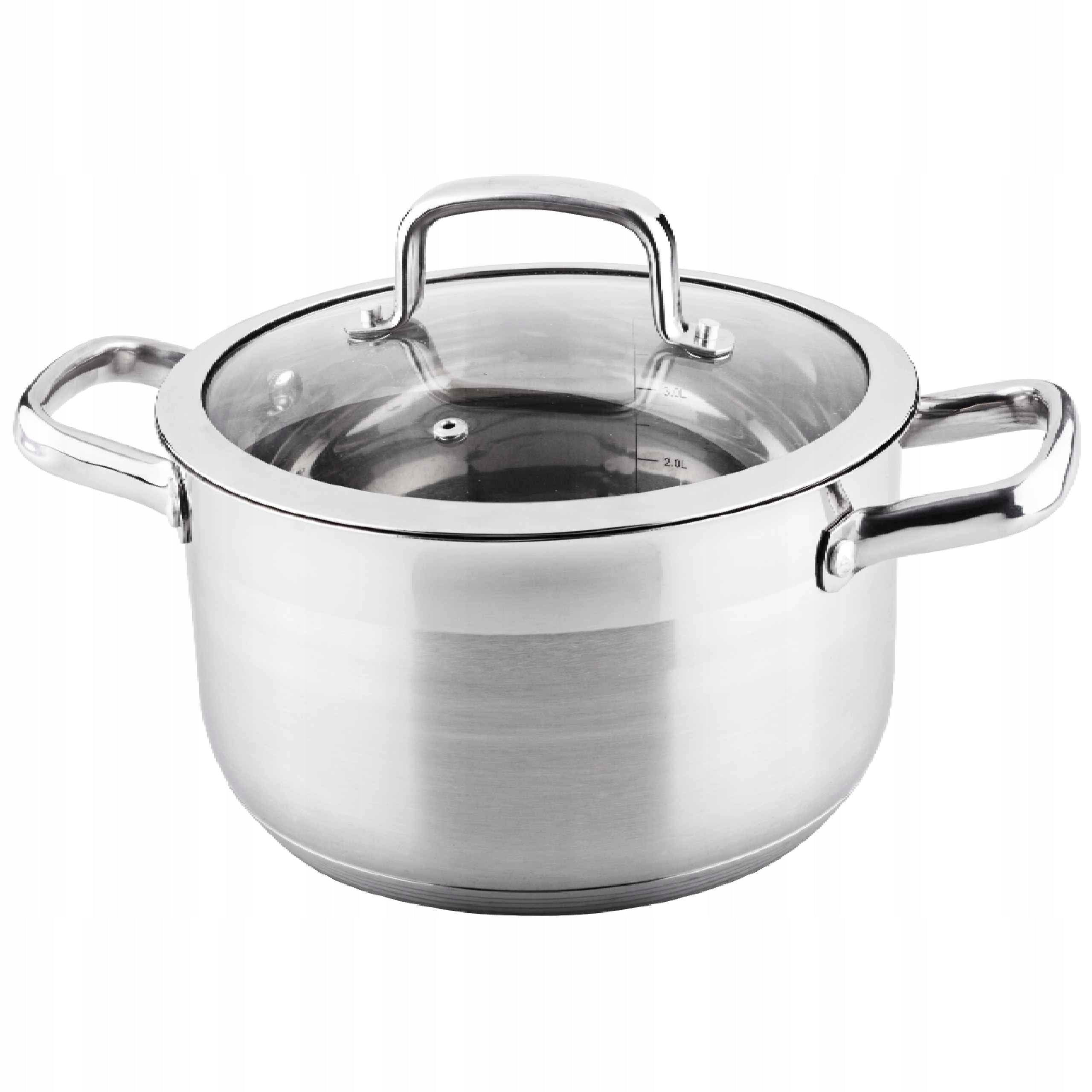Pot with Lid Gas Induction Lamart PRESTIGE LTSS2011 3,5L Stainless Steel
