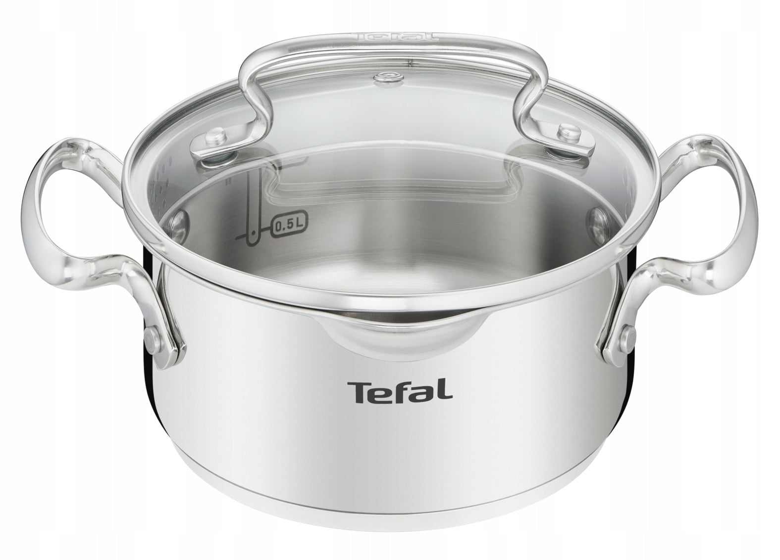 Pot with lid TEFAL Duetto+ 16cm induction stainless steel