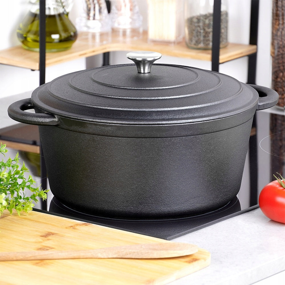 Pot with lid cast iron CAST LINE 28 cm, 5,9 l, Vilde, 199097.59006701022 Brand Vilde