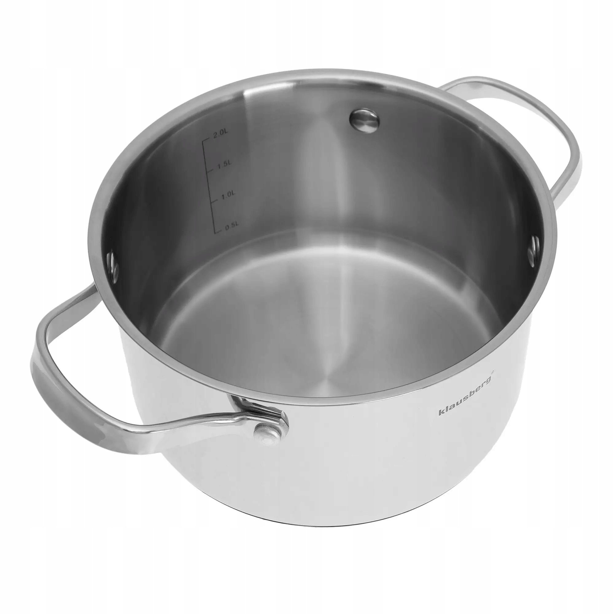 Pot with lid steel, Ø18cm 2,5l Klausberg Brand Klausberg