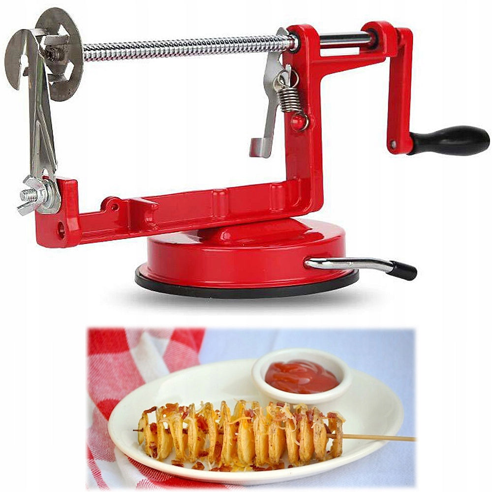 Potato machine chips twisted fries