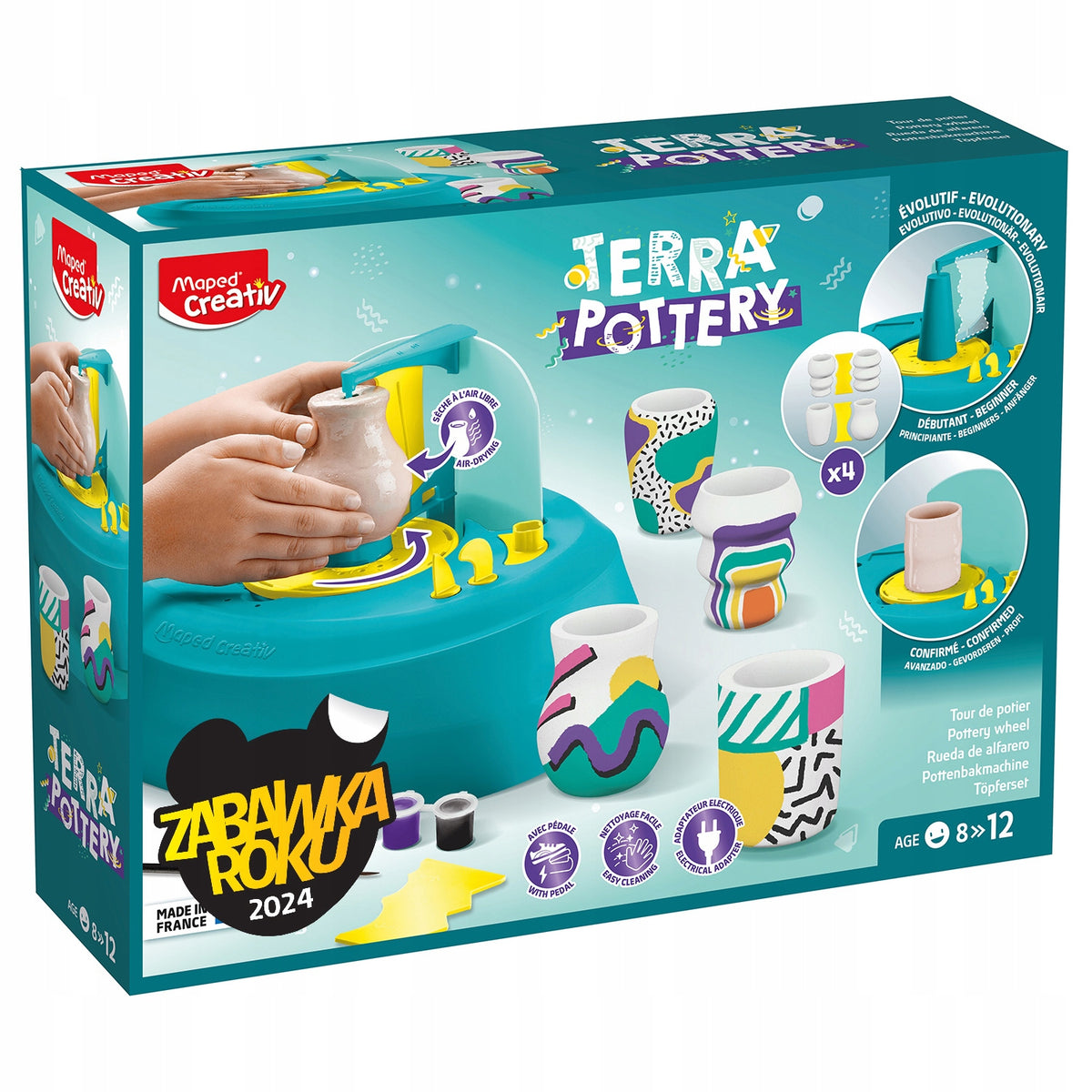 Pottery Wheel for Kids ELECTRIC Creative Set for Gift CLAY EAN (GTIN) 3154149072200