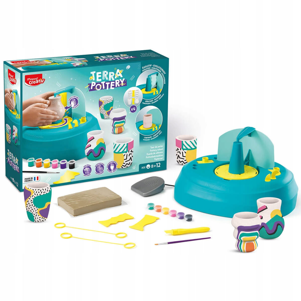 Pottery Wheel for Kids ELECTRIC Creative Set for Gift CLAY Manufacturer code 907220