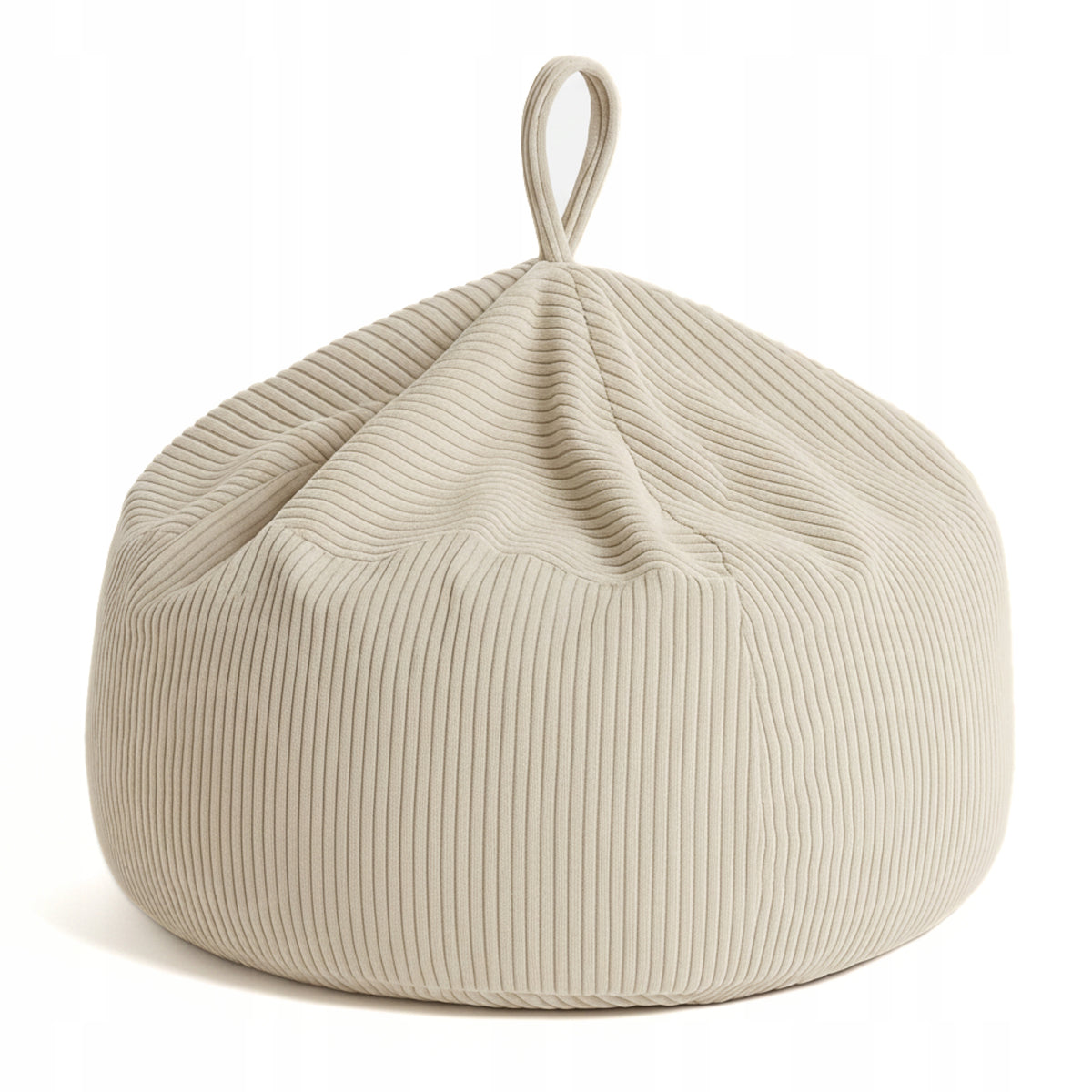 Pouf Children's Cover for Toys and Plushies 85x85x50 cm (Beige) Packaging status original