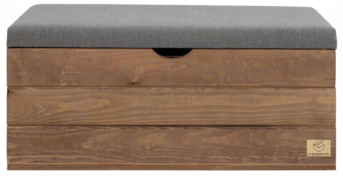 Pouf Trunk Chest Seat Large 80x40x36cm Azure 4 Colors High Quality Brand Eskrzynka
