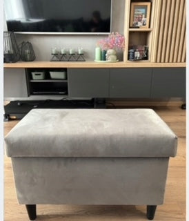 Pouf footrest opening Chest with storage 60 Packaging status original