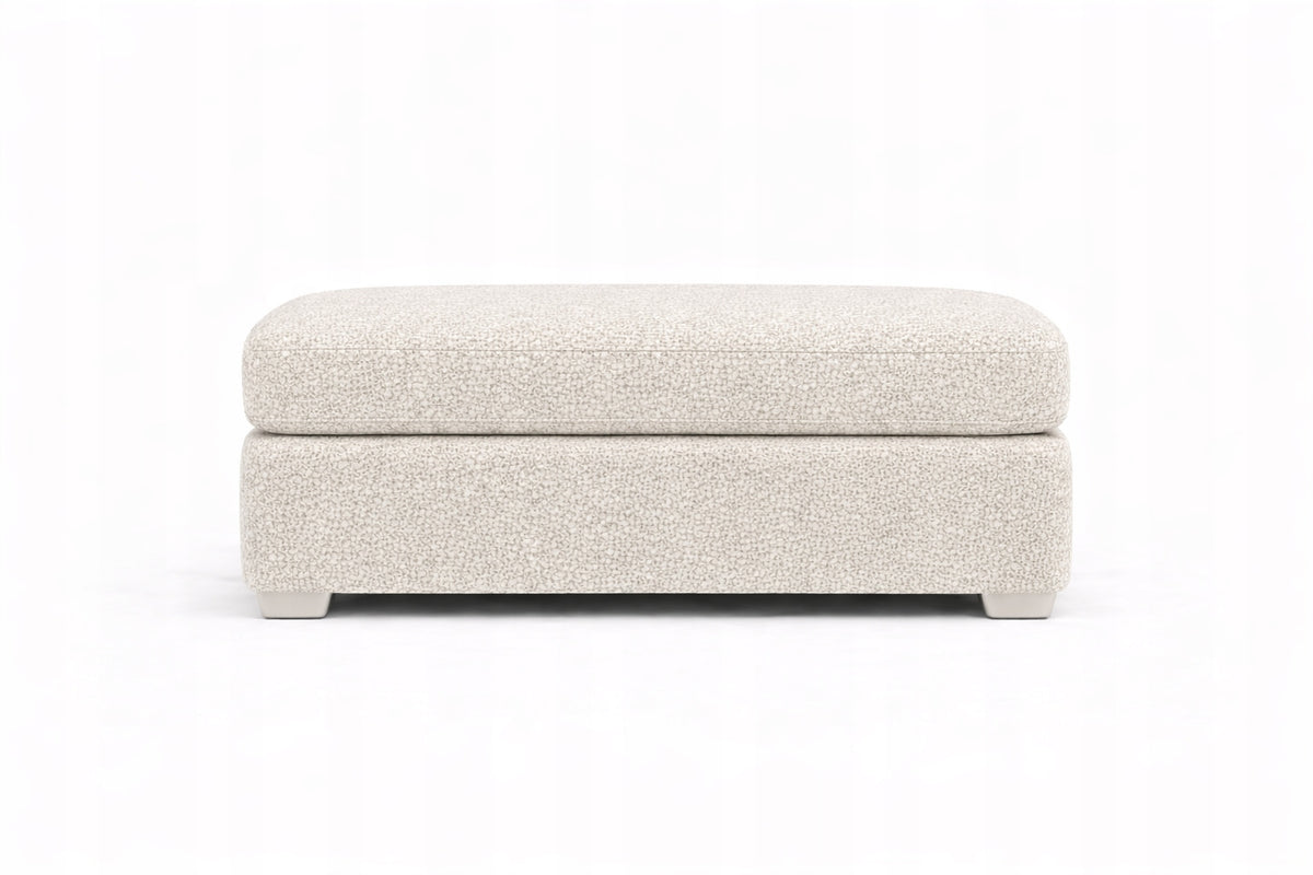 Pouf with storage 80x40 Upholstered Opening Chest Beige Packaging status original