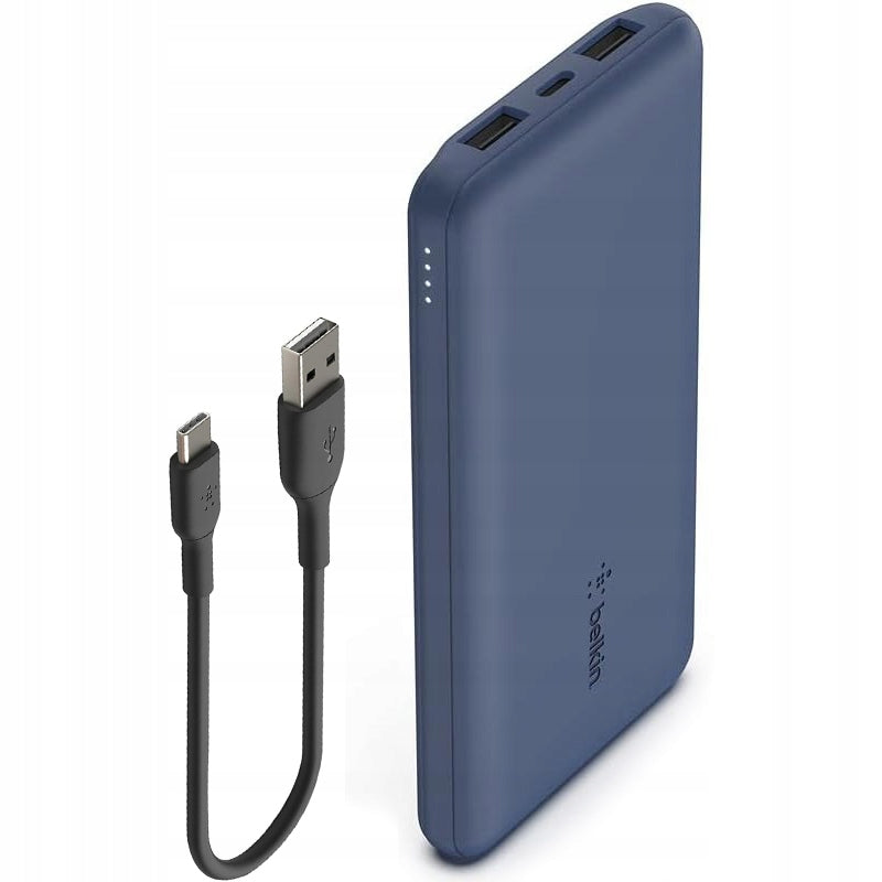 Power Bank 10000 mAh 10K 15W, + USB-A / USB-C cable, Battery, Belkin Boost Packaging status original