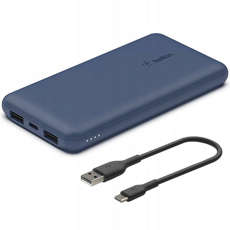 Power Bank 10000 mAh 10K 15W, + USB-A / USB-C cable, Battery, Belkin Boost