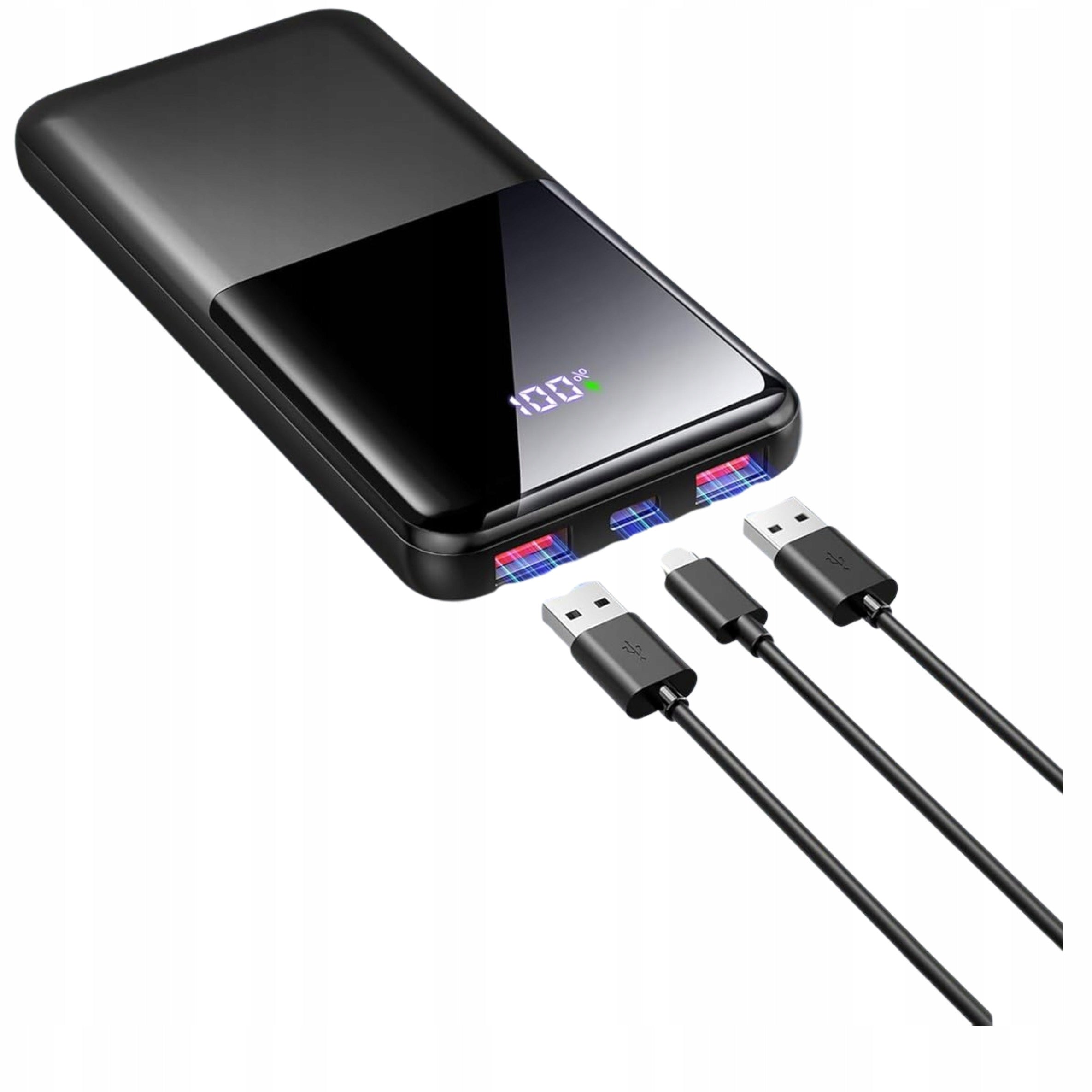 Power Bank 10000mAh 37Wh USB-C + 2x USB-A fast charging LED Manufacturer code MV26