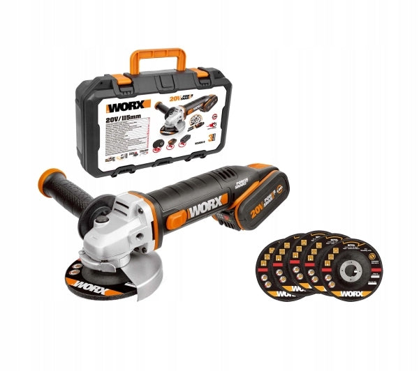 Power Tool Kit Worx Screwdriver + Jigsaw + Grinder Brand Worx