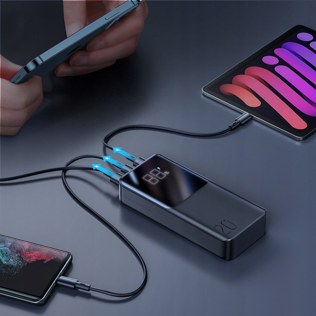 Power bank Joyroom JR-QP192 20000mAh Fast Charging 22.5W black Brand Joyroom