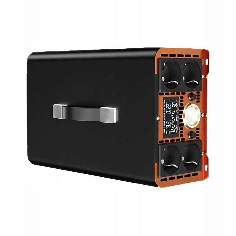 Power inverter HOULI 24V to 230V, 5000W/10000W, pure sine wave Effective power 5000 W