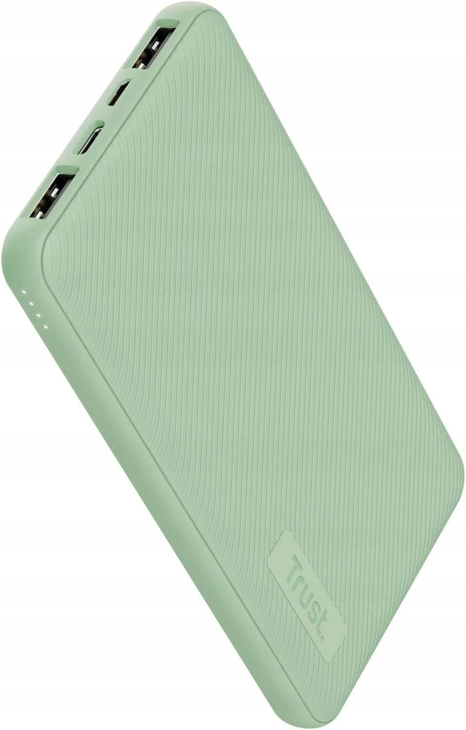 PowerBank Trust Primo 10000mAh Ultrathin with Cable Color green