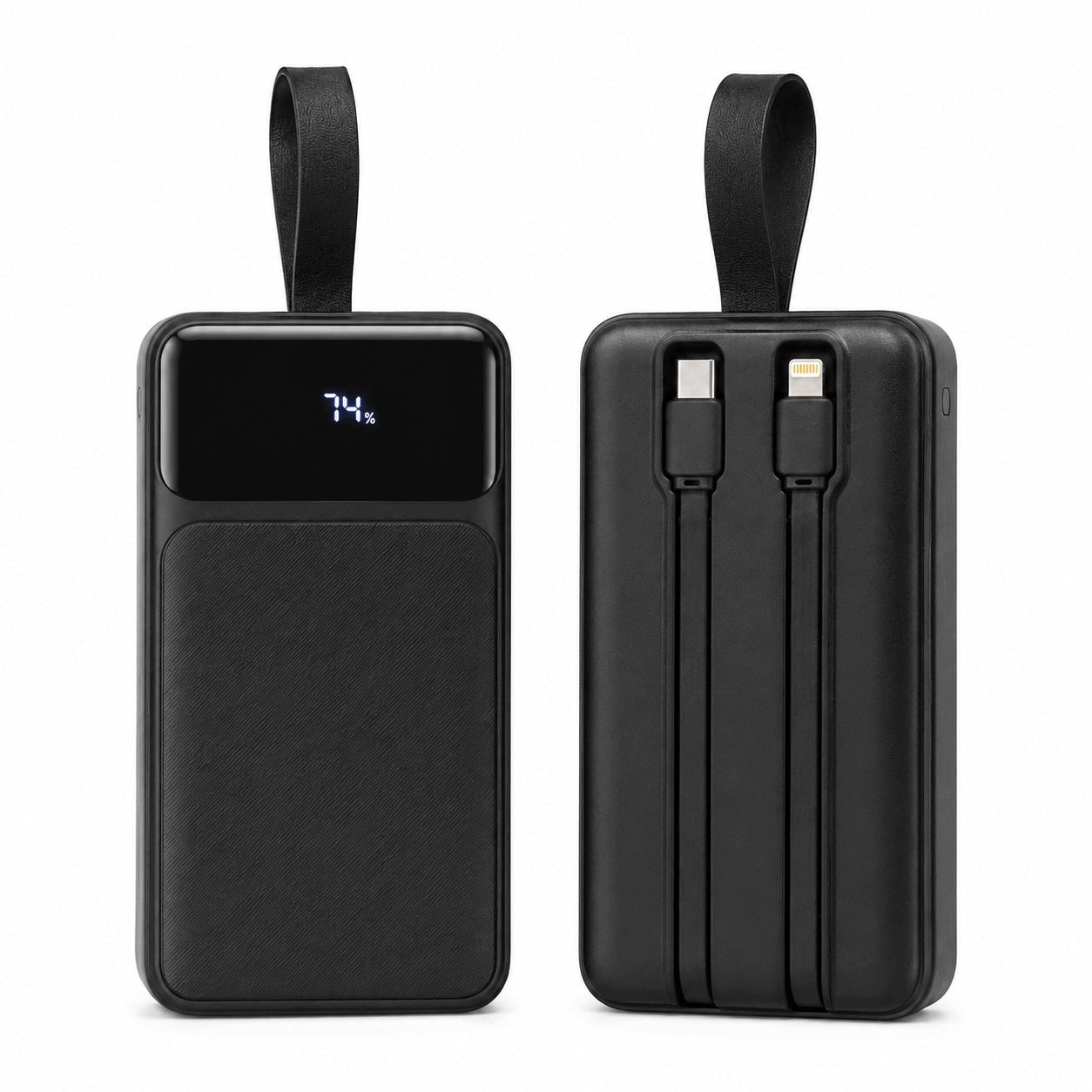 Powerbank 30000mAh PD 22.5W QC3.0 with USB-C Lightning Fast Charging Cable