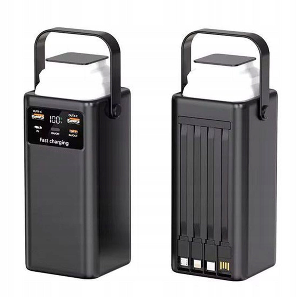 Powerbank 50000 mAh, USB-C 66 W fast charging, external bat charger Battery capacity 50000 mAh