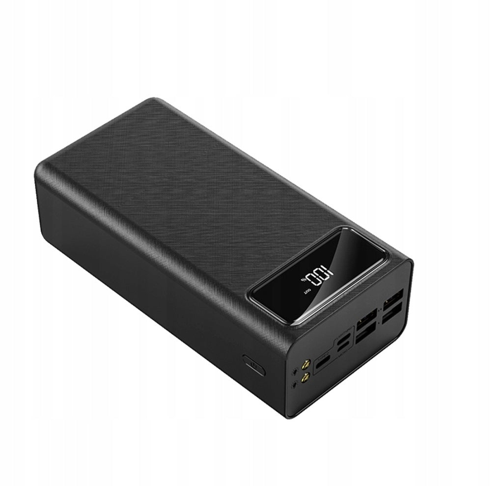 Powerbank 50000 mAh black with led display and 4 ports Brand no brand