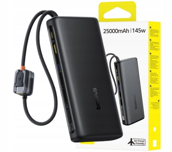 Powerbank Baseus EnerFill FC41 25000mAh 145W 2x Cable USB-C USB Display