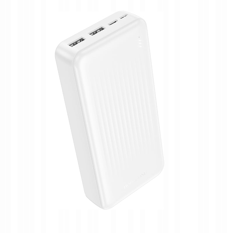 Powerbank Borofone 20000 mAh USB-C / Micro-USB white