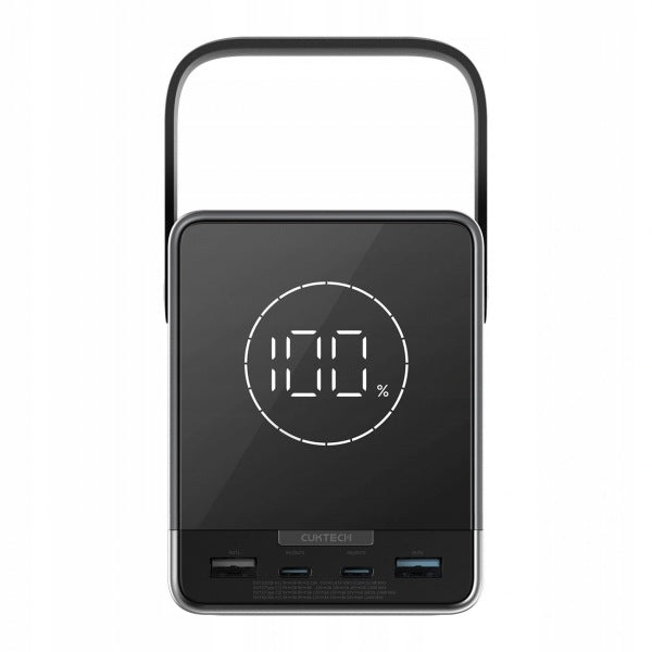 Powerbank CUKTECH 40000mAh for laptop USB-C USB-A wireless charging Battery capacity 40000 mAh