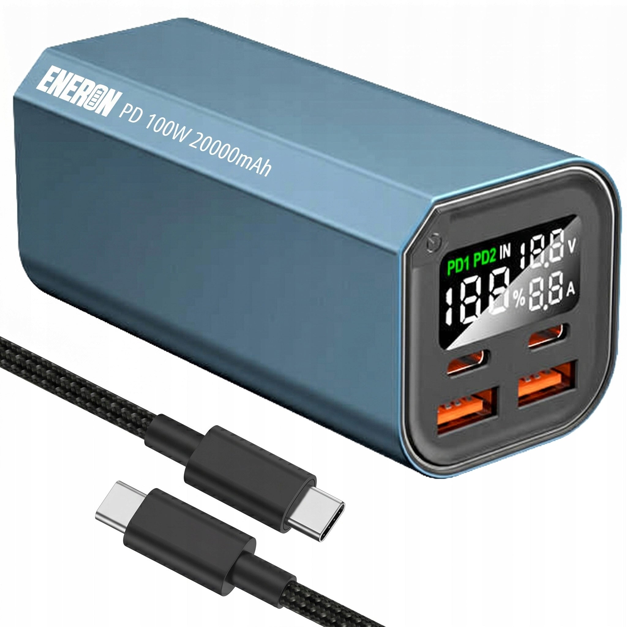 Powerbank FAST CHARGING 20000mAh 4x USB/USB-C 100W for LAPTOP/PHONE