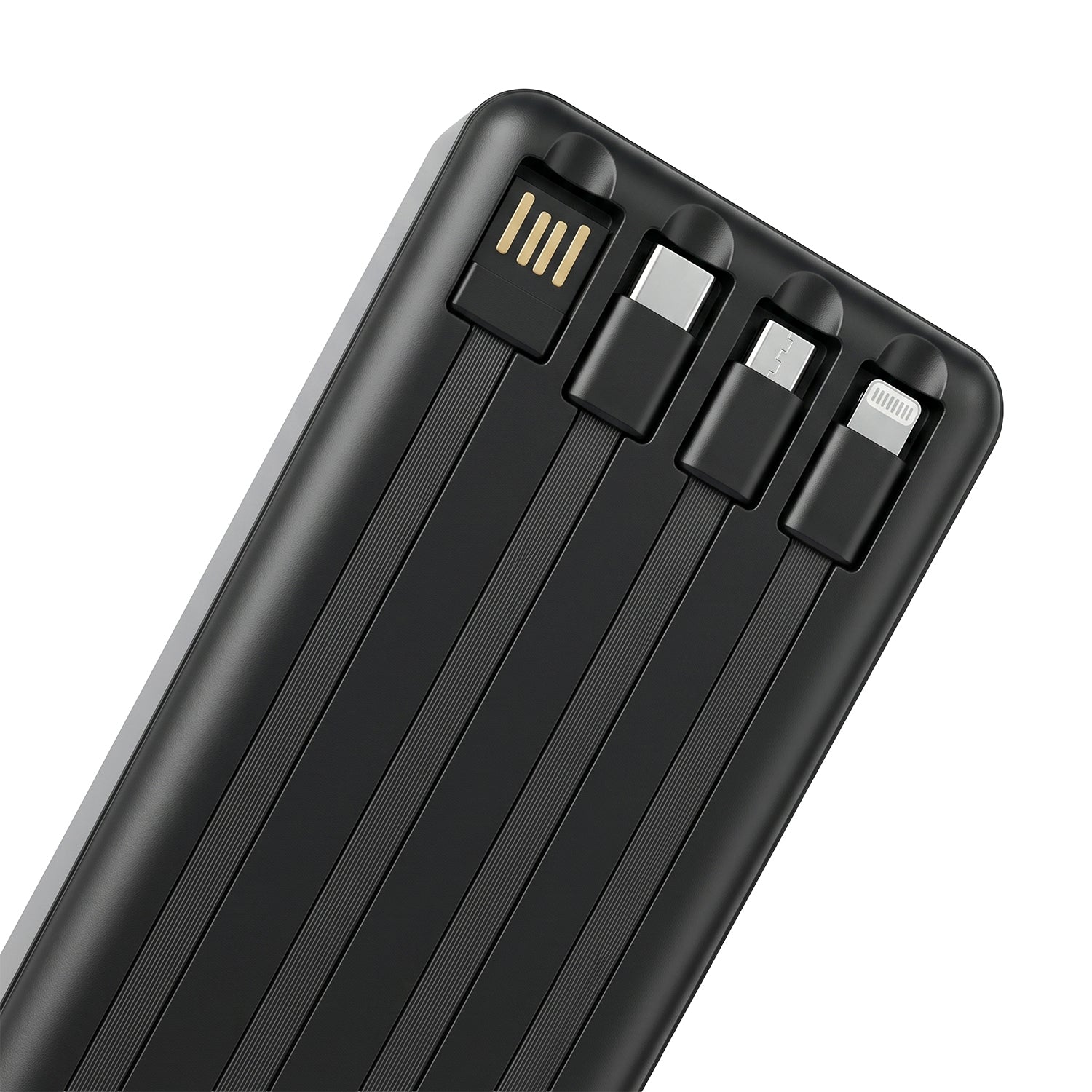 Powerbank Solar SLR-100 10000 mAh Black USB-C USB-A MicroUSB Lightning Manufacturer code GSM115778