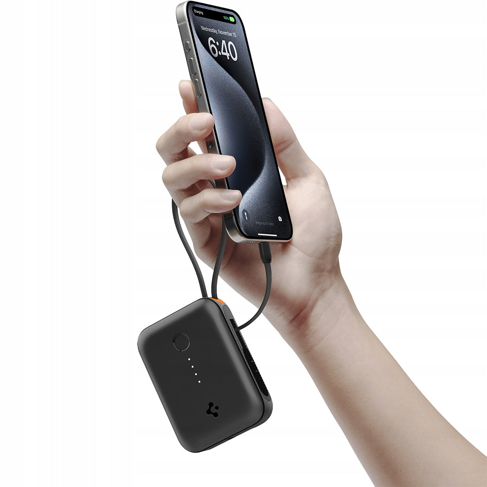 Powerbank Spigen 10000mAh 30W USB-C USB-A small compact with handle, lightweight Battery capacity 10000 mAh