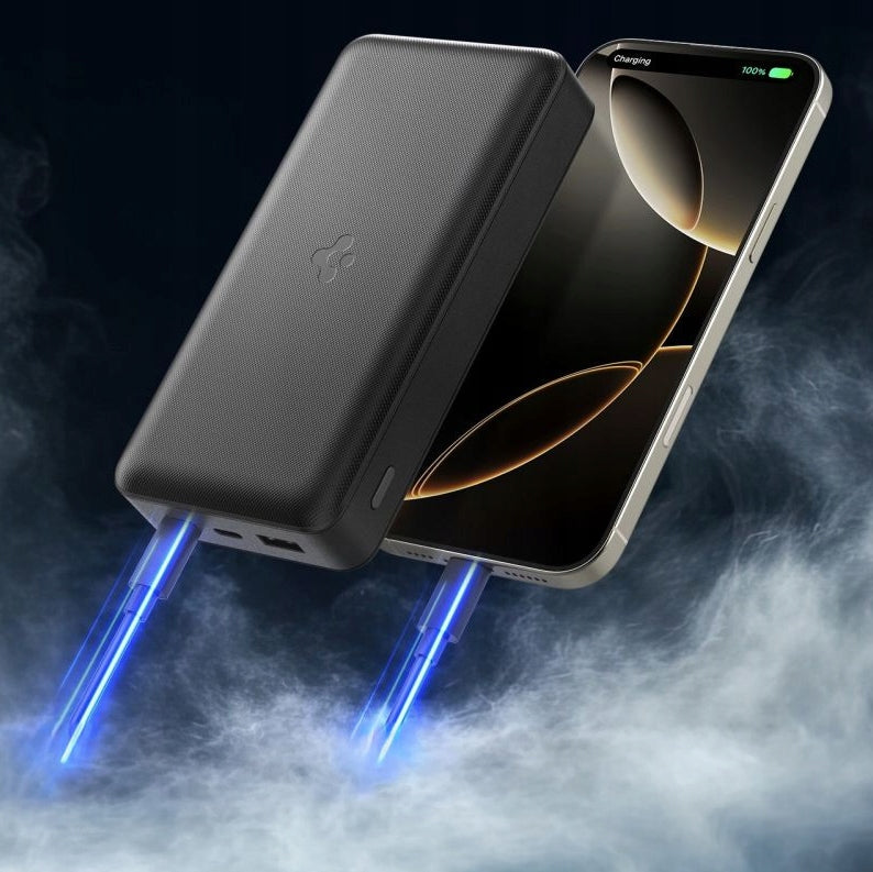 Powerbank Spigen EA3030 30000mAh capacious 30W fast charging, USB-C USB-A Manufacturer code EA3030