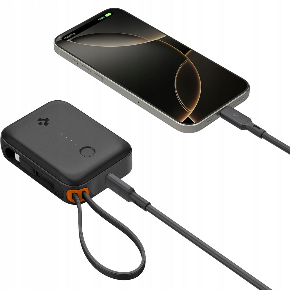 Powerbank Spigen Essential Portable EA3010BT, compact USB-C 10000mAh 30W Battery capacity 10000 mAh