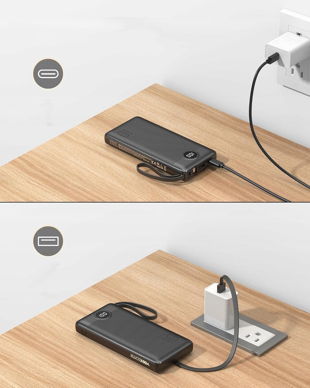 Powerbank cable usb c micro apple 10000mah iphone samsung xiaomi lightning Manufacturer code 769326505094