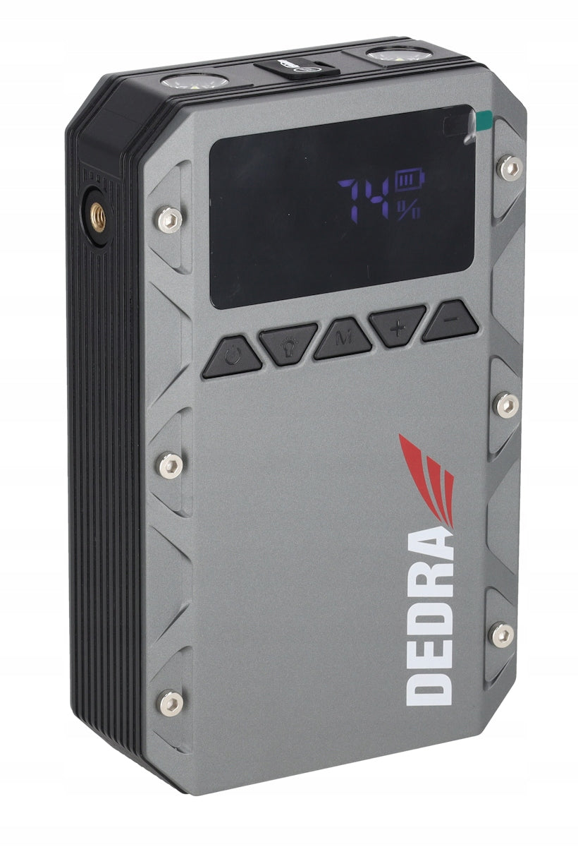 Powerbank with f. engine start and compressor Brand Dedra