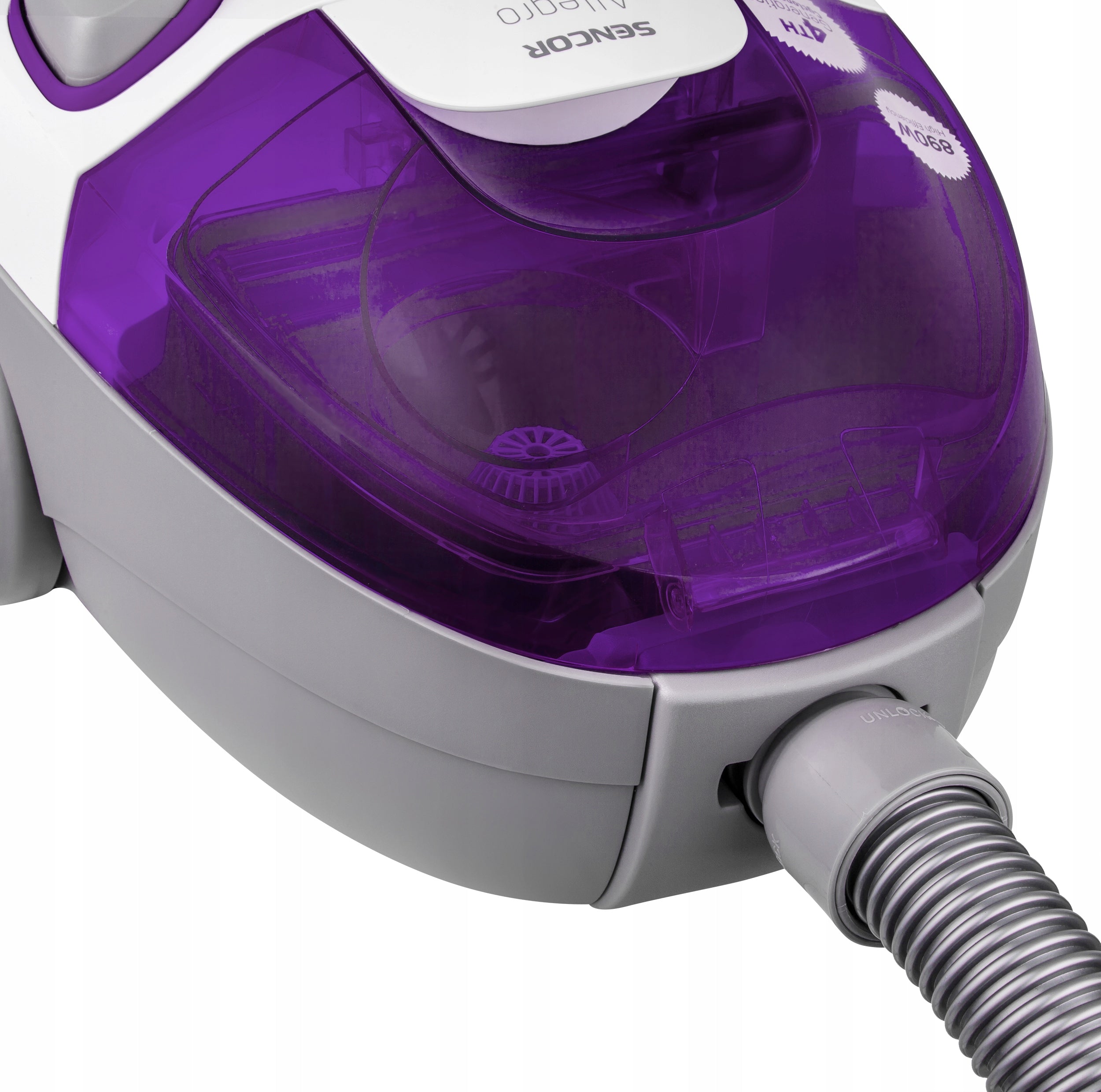 Powerful Bagless Vacuum Cleaner Sencor SVC512VT-EUE2 890W HEPA H10 small Operating range 7.5 m